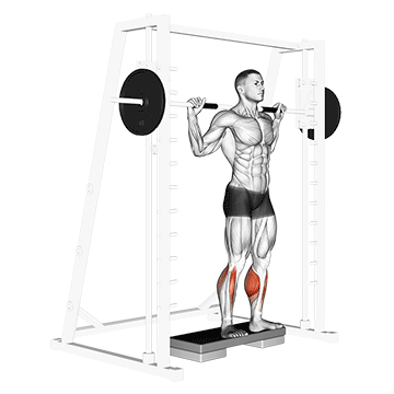 Smith Reverse Calf Raises demonstration