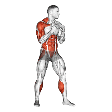 Boxing Right Uppercut demonstration