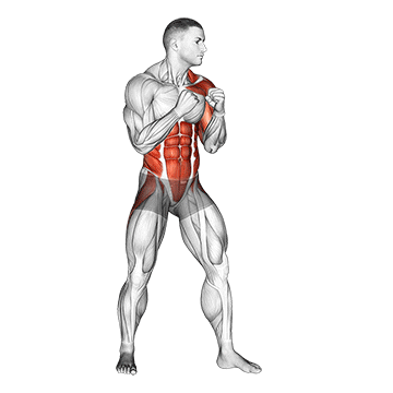 Boxing Left Uppercut demonstration