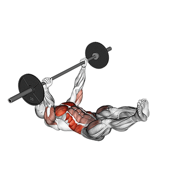 Barbell Leg Twist Press demonstration