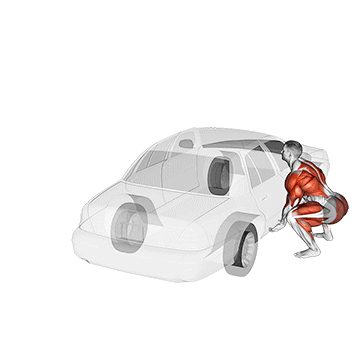 Strongman Car Flip demonstration